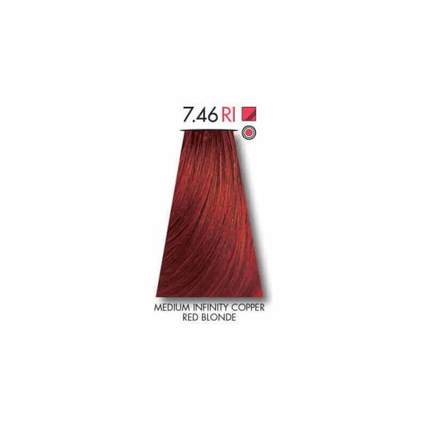 Tinta Medium Infinity Copper Red Blonde 7.46 60ml - Scensationel