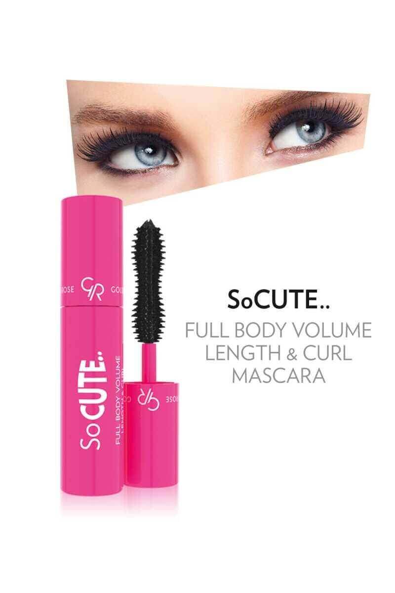 MINI MASCARA So Cute Full Body Volume Length & Curl Mascara NEW - Golden Rose Cosmetics Pakistan.