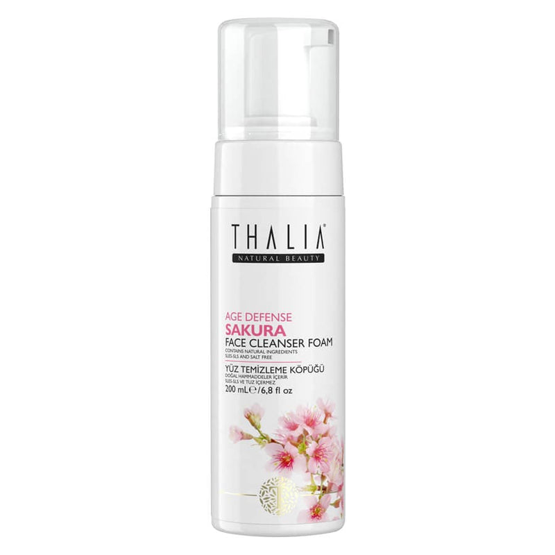 Thalia Sakura Extract Anti-Aging Face Cleansing Foam - 200 ml - Scensationel