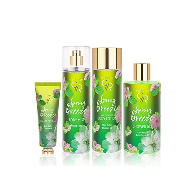 Spring Breeze (Gift set )Hand cream. Body Mist. Body lotion. Shower Gel. - Golden Rose Cosmetics Pakistan.